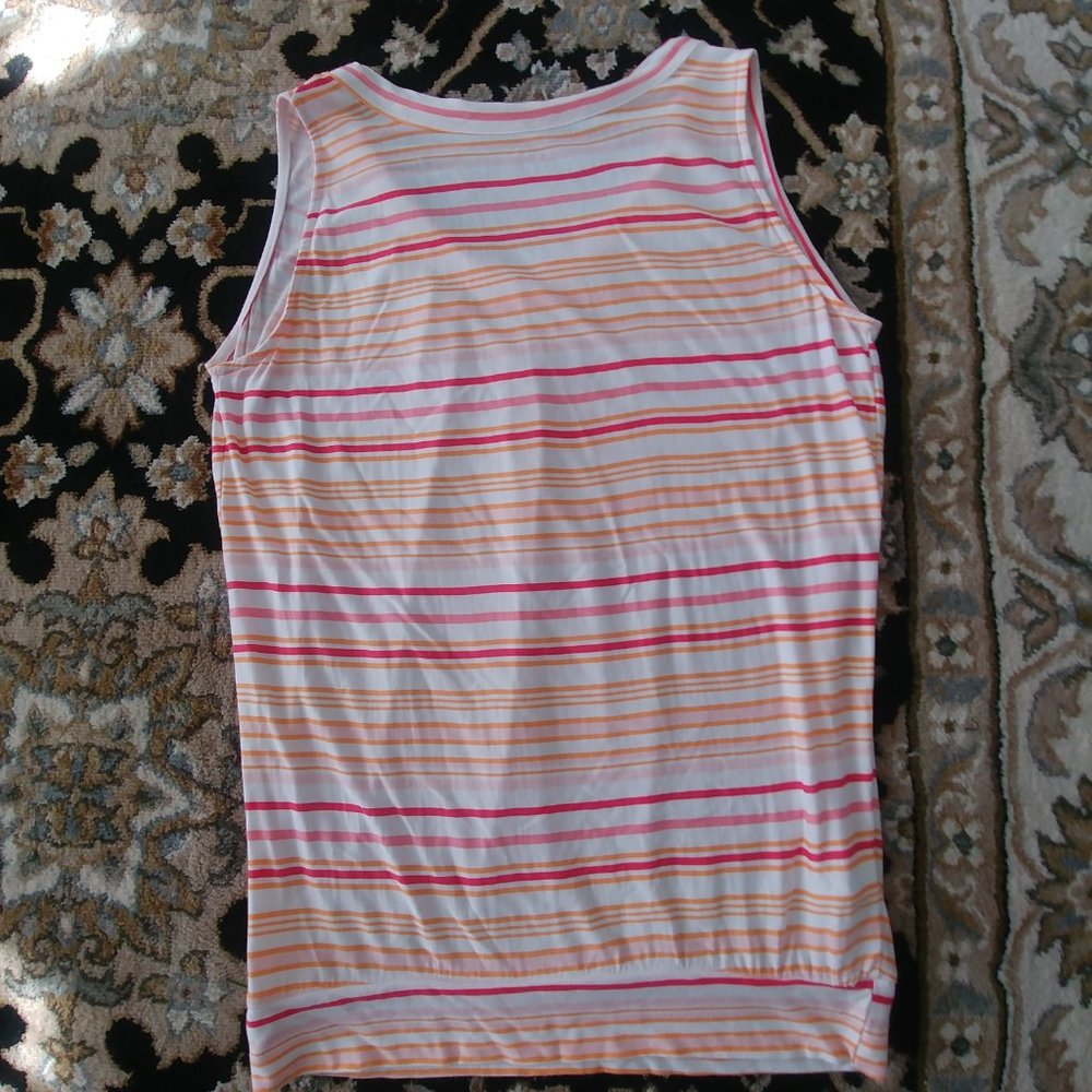***Ann Taylor Loft Outlet Rayon Tank Top,  Striped Medium*** - Picture 5 of 12